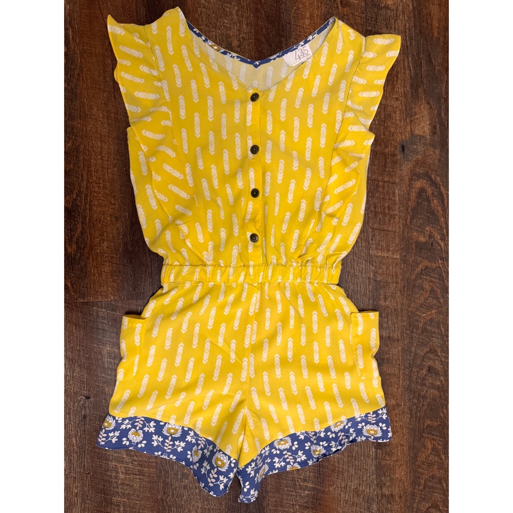 Matilda Jane 435 The Buzz Romper Brilliant Daydream Girls Size 10 Yellow